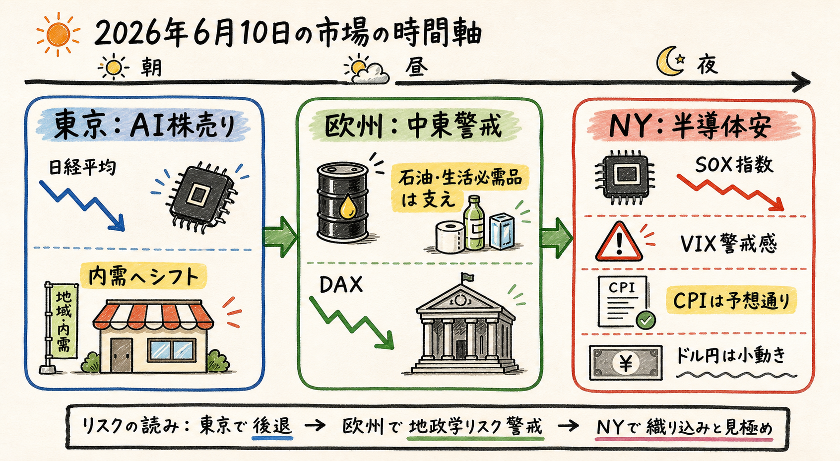 Market timeline