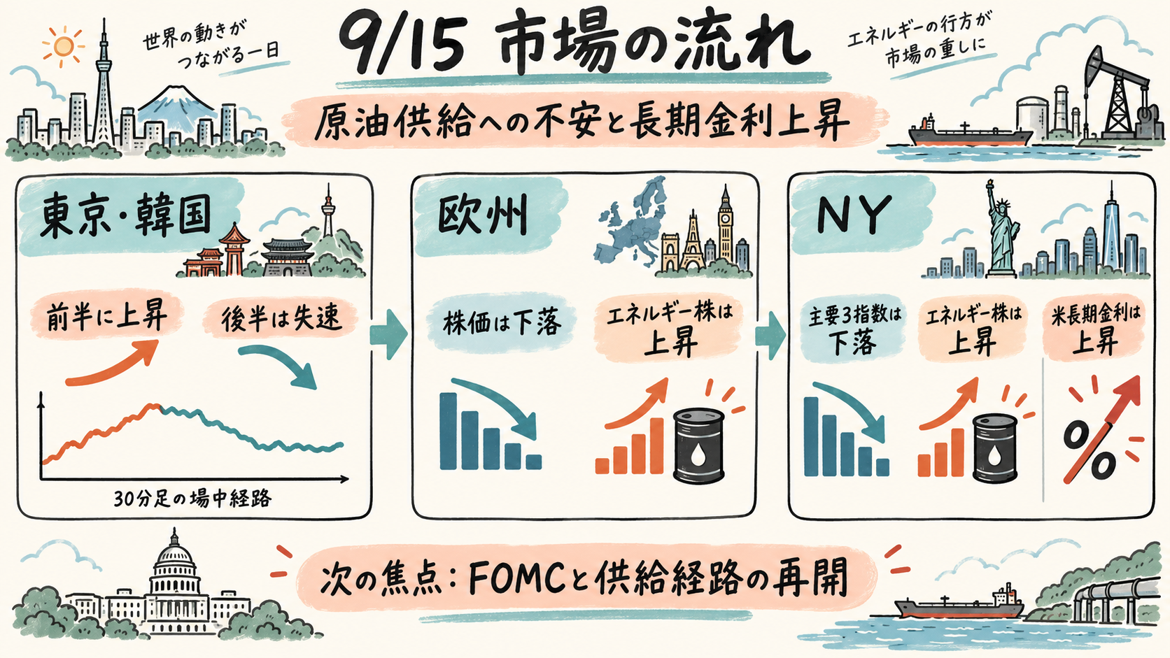 9月15日の市場の流れ