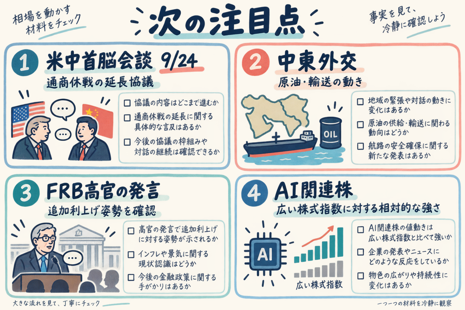次の注目点